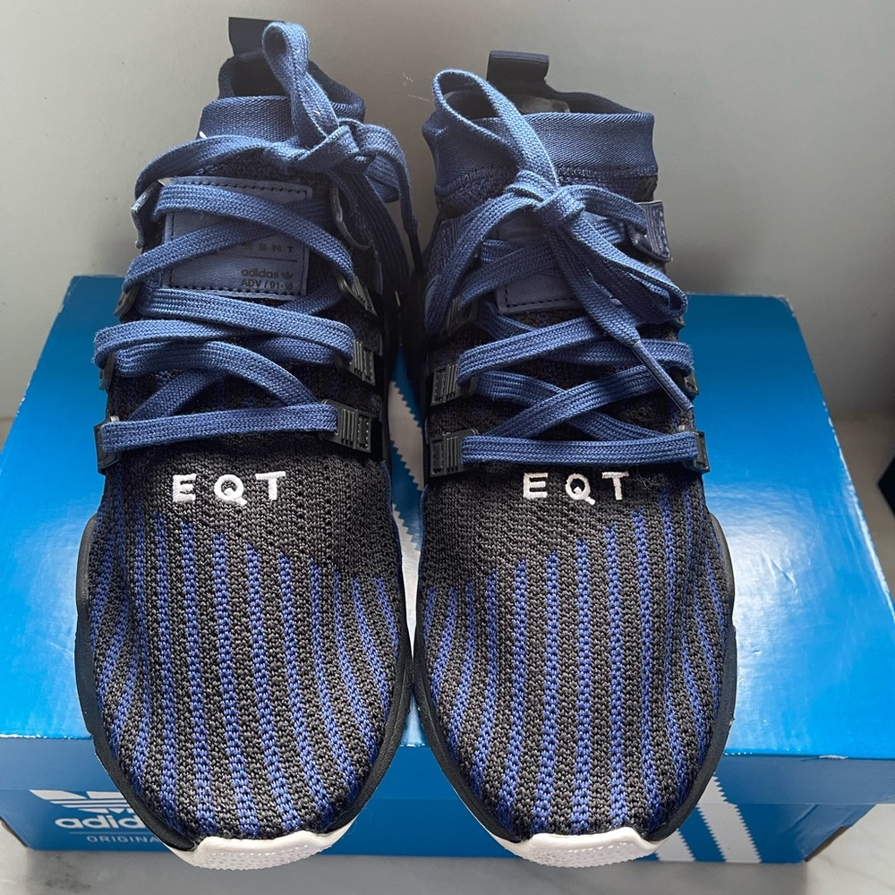 Adidas EQT Support Mid Adv Blue Core Black Size 9 US